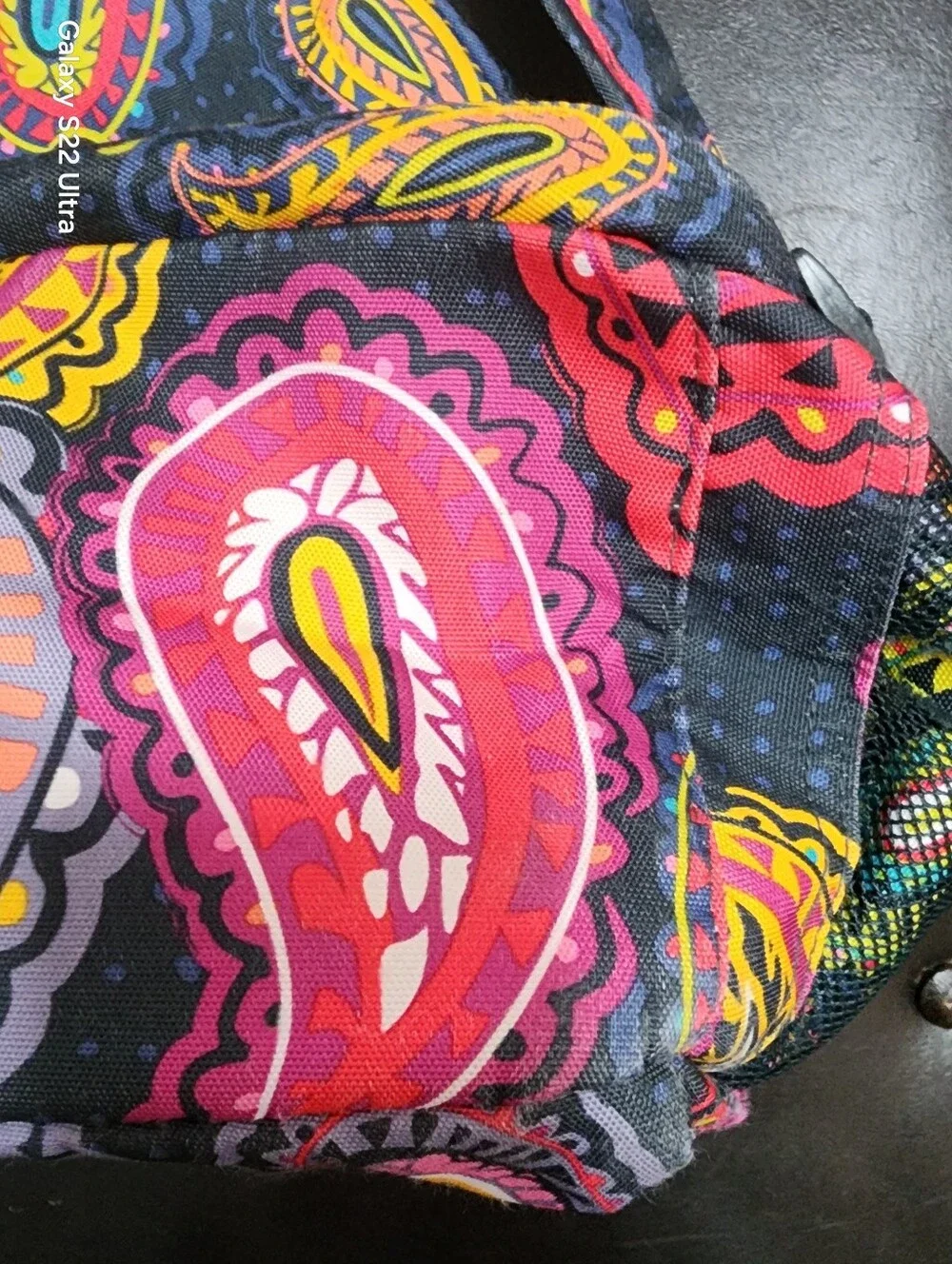 Vera Bradley Lighten‎ Up Essential Backpack in Twilight Paisley Pattern